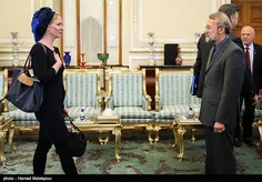 عکس نماینده پارلمان اروپا در تهران.