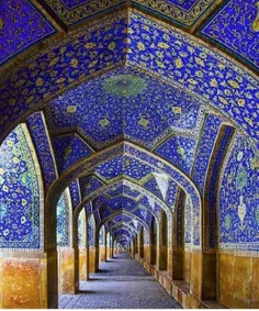 اصفهان کاشی کاری مسجد امام (شاه عباس) 