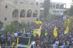 تشییع پیکر رزمنده حزب الله در جنوب لبنان
