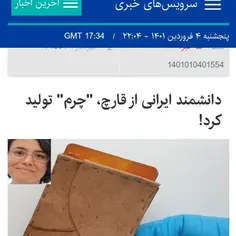 دانشمند ایرانی از قارچ، چرم تولید کرد!