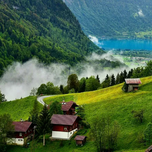 تصویری زیبا از منطقه Habkern در ایالت برن سوئیس