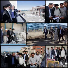 📸 بازدیدتولیت آستان #قدس ازمراحل پایانی عملیات احداث "زائ