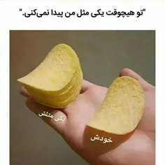 وقتی میگن تو هیچوقت #مثل_من پیدا نمیکنی :/