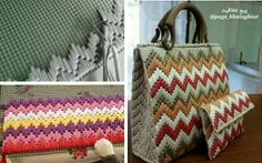روشی#خلاقانه با استفاده از توری برای#ساخت کیف های زیبا