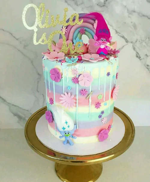 مدل های دلبرانه کیک تولد برای دختران خلاقانه ایده هنر خور