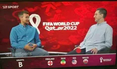 پرچم ایران در برنامه جام جهانی تلویزیون دانمارک