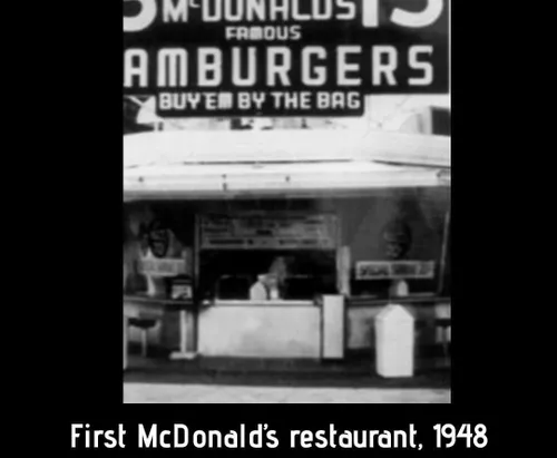 خلاقیت اولین رستوران مک دونالد