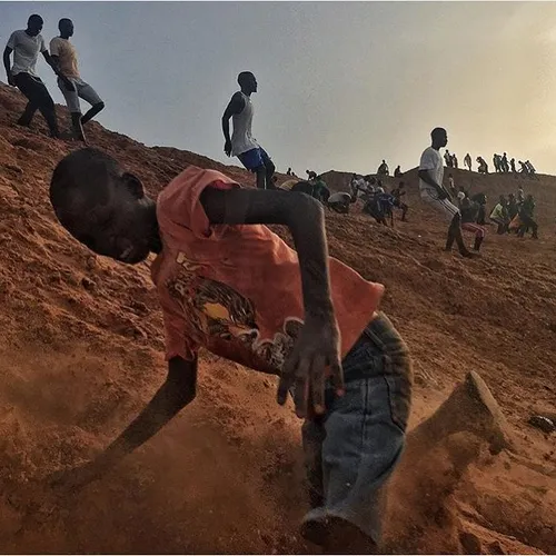 Exercising on the sand dunes of Yoff Beach in Dakar, Sene