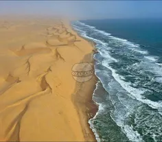 صحرای نامیبیا جایی که دریا و صحرا به ملاقات هم می روند