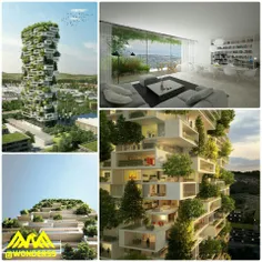 طراهی برج سبز در سوییس توسط معمار ایتالیایی