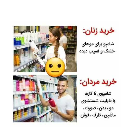 تفاوت خرید زنان و مردان