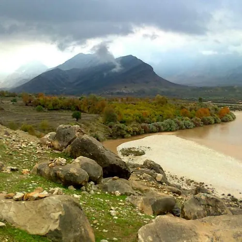 منظره ی زیبای روستای سوسن-ایذه؛درفصل زمستان