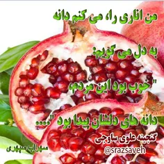 من اناری را، می ‌کنم دانه