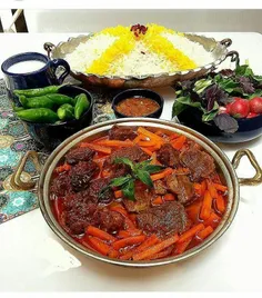 #خورش_هویج_و_زرشک_پلو 🍛 