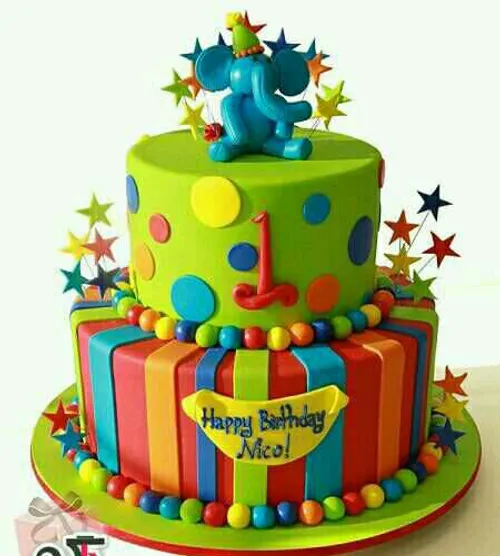 کیک های رنگارنگ و جذاب برای تولد پسران از یک سالگی تا جوا