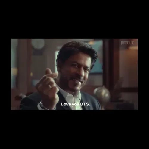 شاهرخ خان بازیگر مشهور هندی در تبلیغاتی برای فیلم Dunki د