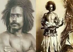 ایشان رئیس قبیله‌ی فیجیان، معروف‌ترین آدم‌خوار جهان هست ک
