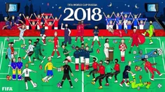 تصویرسازی پیج رسمی فیفا از صحنه های ماندگار جام جهانی ۲۰۱