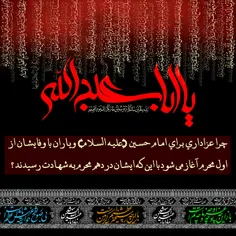 چرا عزاداری برای# امام_حسین _ع ویاران با وفایشان از اول #