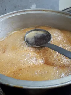 شیره ی انگور در حال پخت 🤗🤗😋😋😋😋😋😋😋