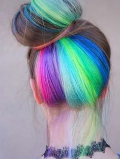 #hair#Rainbow#girl#luxury