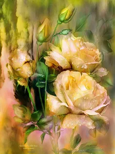 #نقاشی زیبا از گل های زیبا
