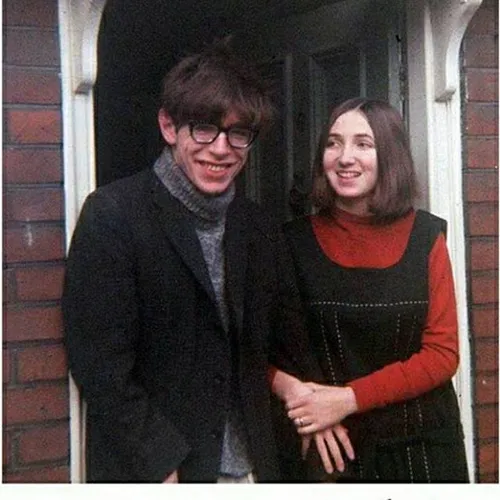 استفان هاوکینگ و همسرش جین واید سال 1965