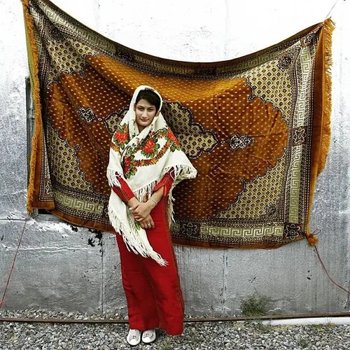 A bride in Turkman costume. Gorgan, Golestan, Iran. Photo