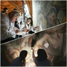 یک#شاهکار_هنری اثر لئوناردو داوینچی، پشت دیواری در فلوران