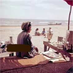 ساحل دریای خزر در ابتدای دهه چهل، عکس از جک‌گاروفالو !
