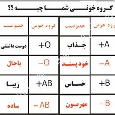 کدوم گروه خوونی بهتره؟