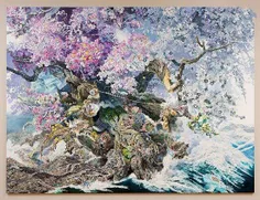 #نقاش زیبای هنرمند ژاپنی که تولید آن 3 سال طول کشید او در