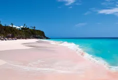 ساحل صورتی در باهاماس