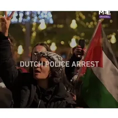 Police in Amsterdam arrested pro-Palestinian protesters w