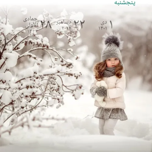 سلام دوستان اولین روز زمستانیتون بخیر و شادی 🌹🌹