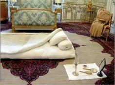 رختخواب رضا شاه پهلوی در کاخ نیاوران ...