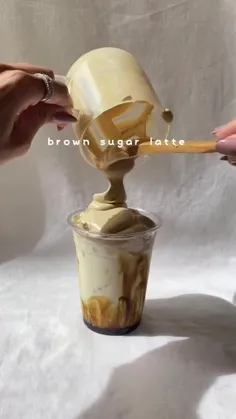 brown sugar latte 🤎 🟤