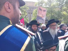 حضور خاخامهای یهودی ایرانی در مراسم بدرقه شهید حسین امیر 