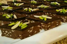 #طرز تهیه حلوا شکلاتی 😋 💐 