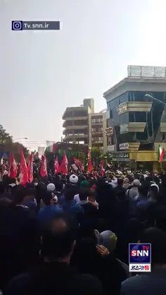 🎥 مردم غیور تهران پیکر شهید مدافع امنیت آرمان علی وردی را