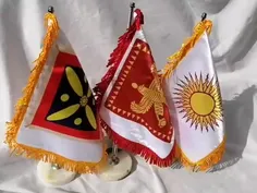 پرچم های هحامنشی و اشکانی و ساسانی