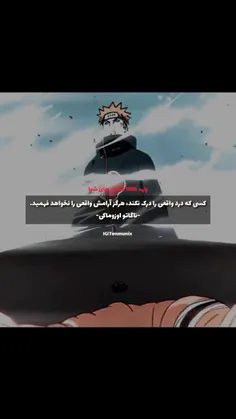 کسی که درد واقعی را درک نکند،هرگز آرامش واقعی را نخواهد ف