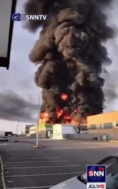 ⬅️انفجار و آتش سوزی در یک کارخانه مواد شیمیایی در شهر نوا