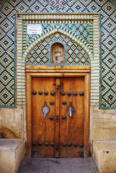 در مسجد نصیر الملک، شیراز، ایران