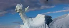 کشف توده یخ با نام افسانه اژدهای یخی....