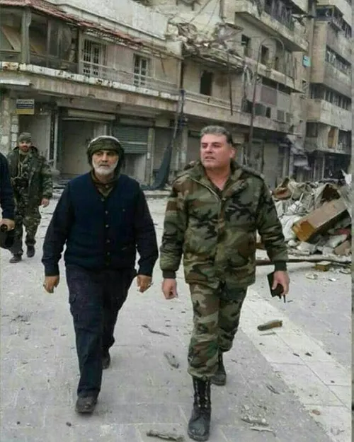 تازه ترین تصویر از حاج قاسم سلیمانی در حلب