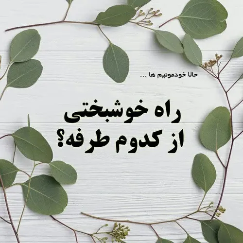 یاددشتی برای دختر خانم ها..👇