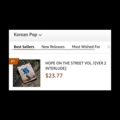 البوم HOTS VOL.1 در رتبه 1 چارت Best Sellers کیپاپ در اما
