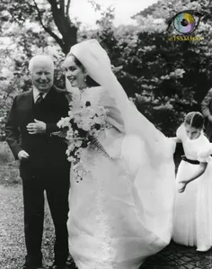 چارلی چاپلین در عروسیه دخترش