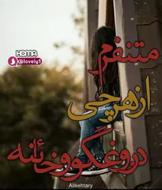 متنفرم از هرچی دروغگو و خائنه